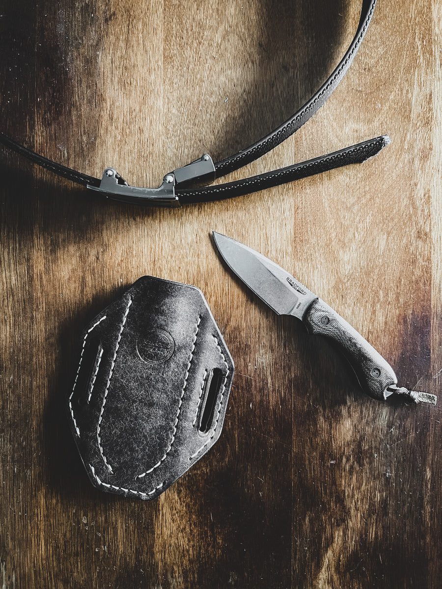 STONEWALL VERTICAL LEATHER SHEATH