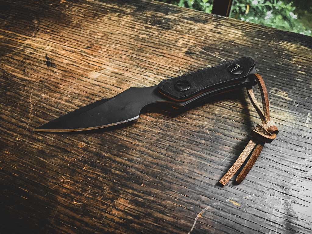 Spartan Blades Enyo Leather Scales