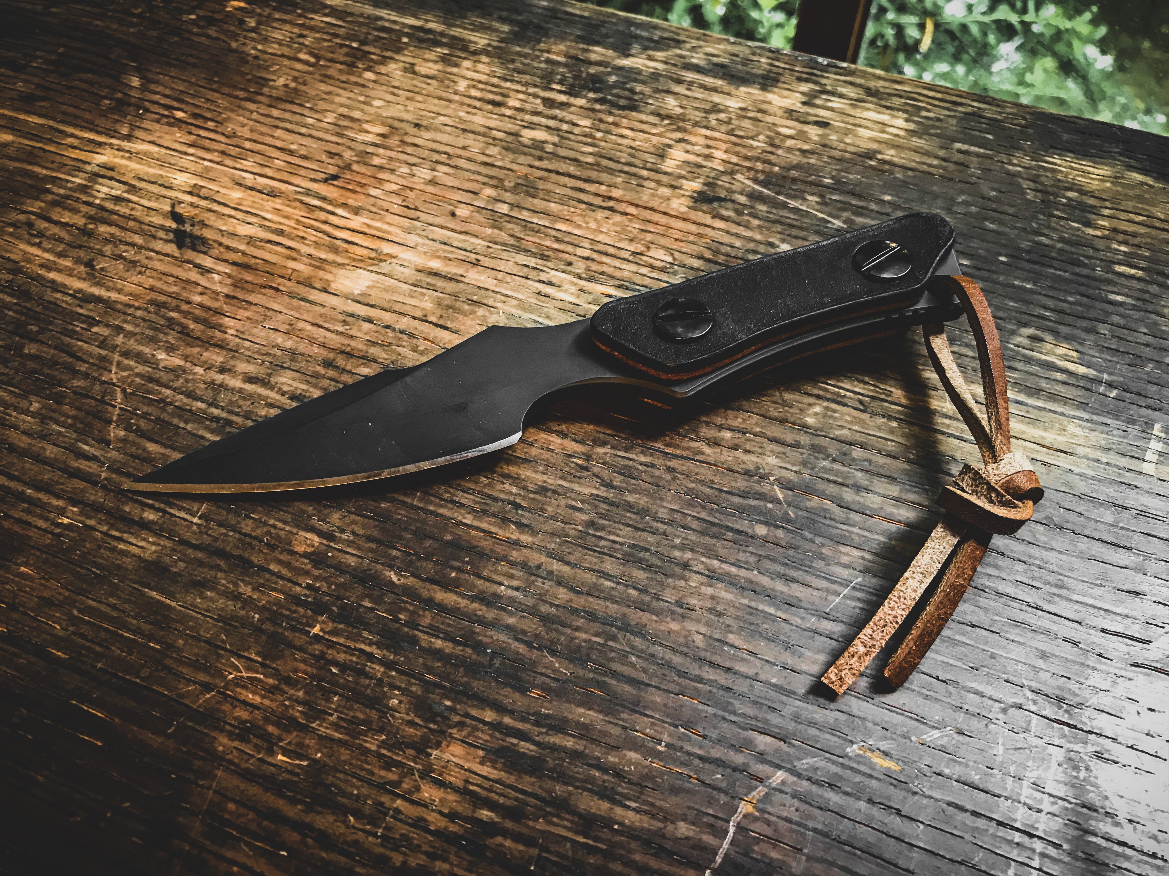 Spartan Blades Enyo Leather Scales
